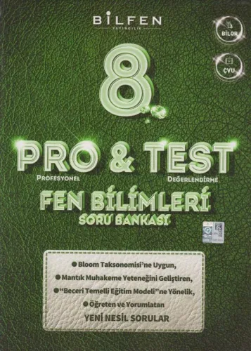 Bilfen 8. Sınıf Fen Bilimleri Protest Soru Bankası