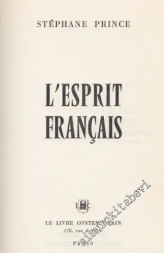 L'Esprit Français -