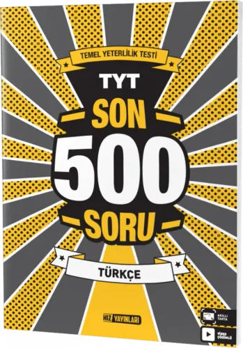 2022 Hız Yayınları Tyt Son 500 Soru Türkçe 2022 Hız Yayınları Tyt Son 500 Soru Türkçe