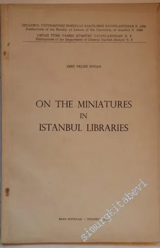 On the Miniatures in Istanbul Libraries  -