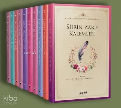 Klasik Türk Edebiyatında Kadın Şairler Serisi 10 Kitap Set