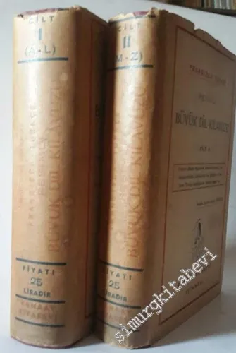 Fransızca - Türkçe Resimli Büyük Dil Kılavuzu = Grand Dictionnaire Illustré Français - Turc  -  2 Cilt TAKIM -
