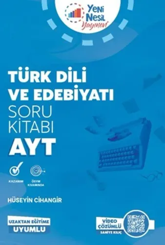 Yeni Nesil Yayınları AYT Türk Dili ve Edebiyatı Soru Kitabı