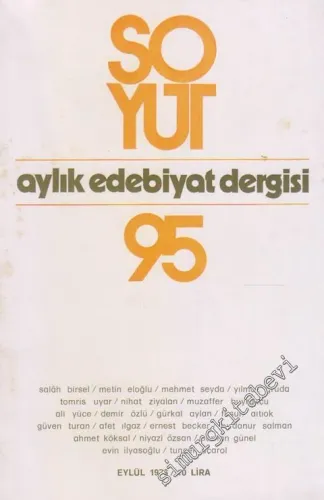 Soyut Aylık Edebiyat Dergisi - Sayı: 95      Eylül