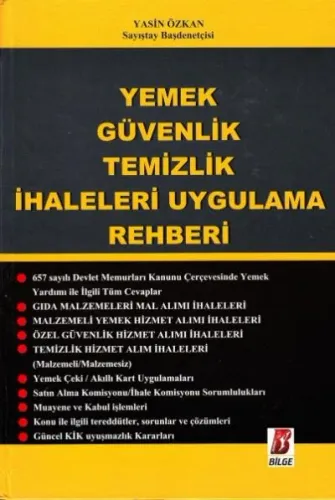 Yemek Güvenlik Temizlik İhaleleri Uygulama Rehberi