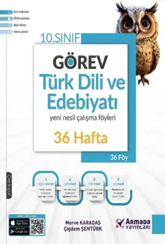Armada Yayınları 10. Sınıf Türk Dili ve Edebiyatı Yeni Nesil Çalışma F