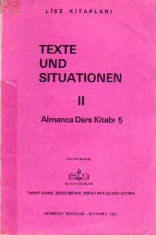 Texte Und Situationen II / Almanca Ders Kitabı 5