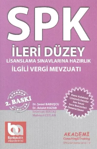 Spk - İleri Düzey - İlgili Vergi Mevzuatı