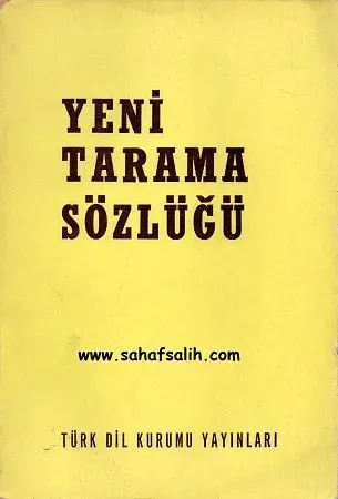 Yeni Tarama Sözlüğü