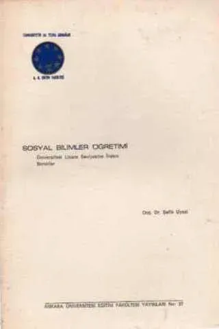 Sosyal Bilimler Öğretimi