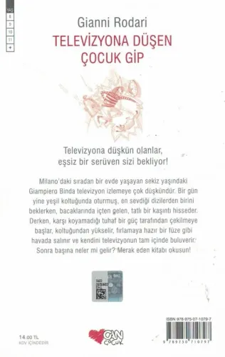 Televizyona Düşen Çocuk Gip Gianni Rodari Can Yayınları %60 indirimli