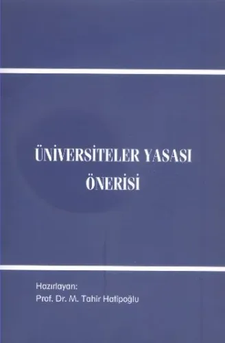 Üniversiteler Yasası Önerisi