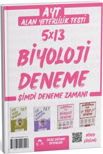 Ders Ortamı AYT Biyoloji 5 x 13 Deneme