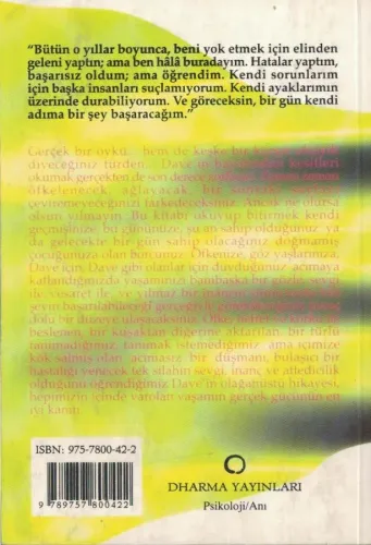 Dave Adında Bir Adam Bir Zafer ve Affediş Hikayesi Dave Pelzer Dharma 