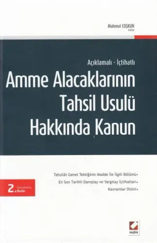 Amme Alacaklarının Tahsil Usulü Hakkında Kanun