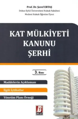 Kat Mülkiyeti Kanunu Şerhi