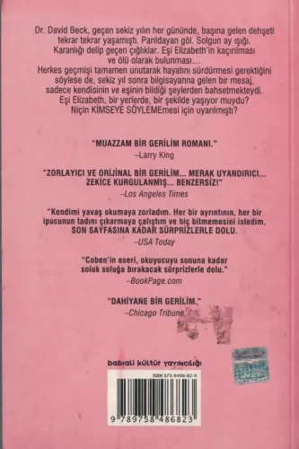 Kimseye Söyleme Harlan Coben Babıali Kültür Yayıncılığı %33 indirimli