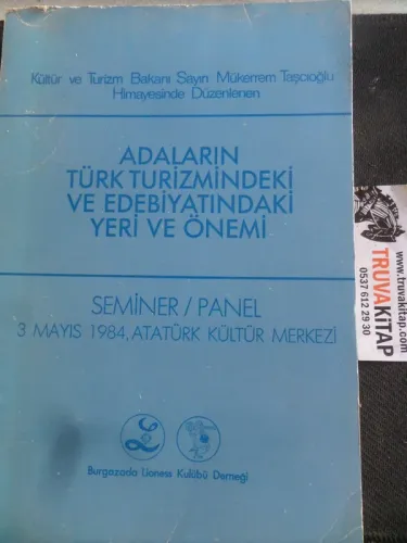 Adaların Türk Turizmindeki ve Edebiyatındaki Yeri ve Önemi