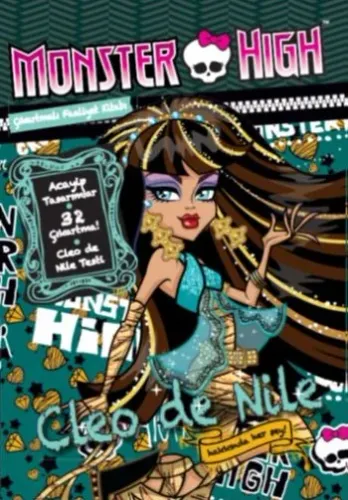 Monster High Cleo De Nile Hakkında Her Şey Çıkartmalı Faaliyet Kitabı