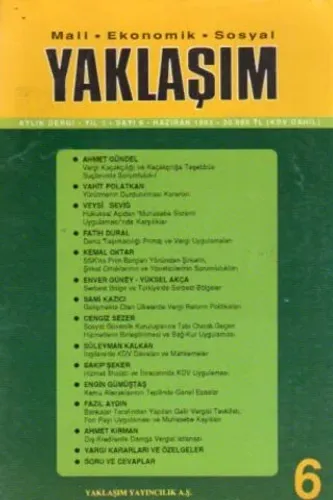 Yaklaşım 1993 /6