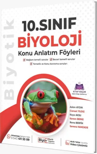 Biyotik 10. Sınıf Biyoloji Konu Anlatım Föyleri