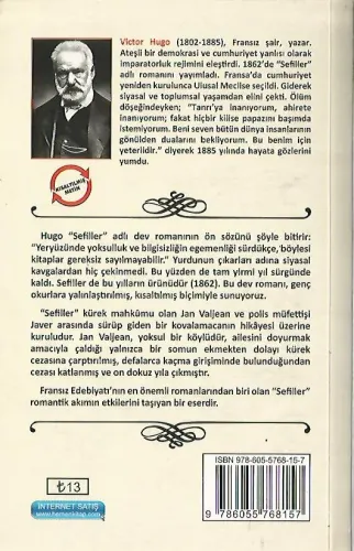 Sefiller Victor Hugo Sis Yayıncılık %55 indirimli