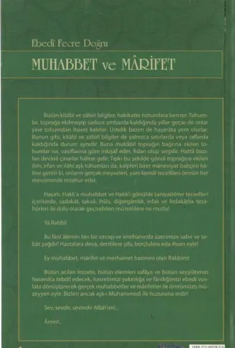 Muhabbet ve Marifet Osman Nuri Topbaş Yüzakı Yayıncılık %56 indirimli