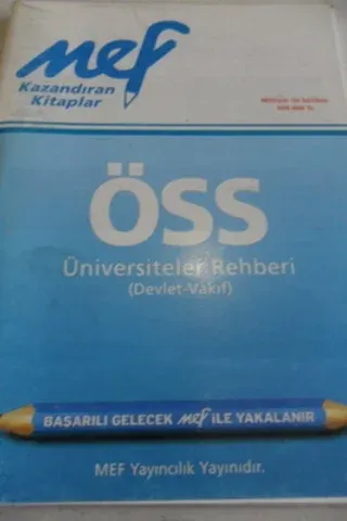 ÖSS Üniversiteler Rehberi