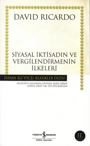 Siyasal İktisadın Ve Vergilendirilmenin İlkeleri