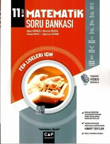 Çap Yayınları 11. Sınıf Matematik Fen Lisesi Soru Bankası