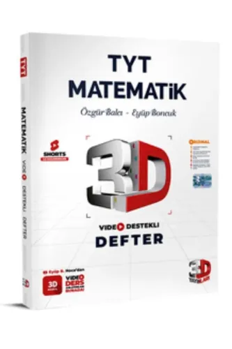 3D TYT MATEMATİK VİDEO DESTEKLİ DEFTER