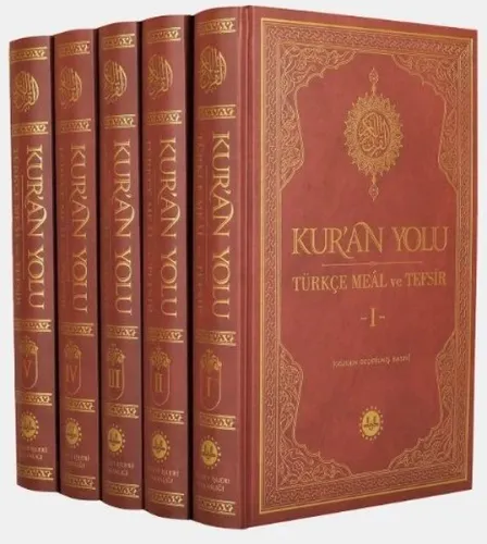 Kur'an Yolu Türkçe Meâl ve Tefsir 5 Cilt | benlikitap.com
