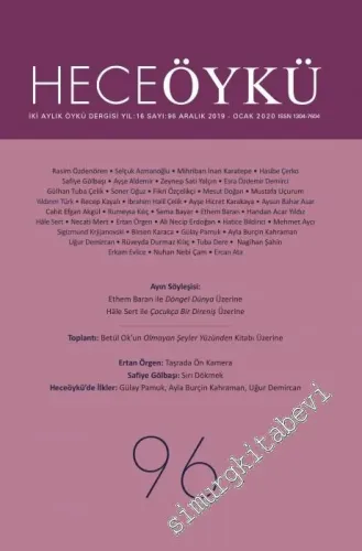 Hece Öykü Dergisi  - Sayı: 96      Aralık - Ocak