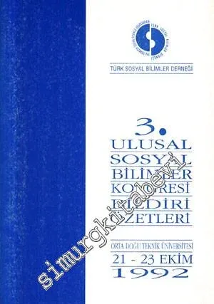 3. Ulusal Sosyal Bilimler Kongresi, Orta Doğu Teknik Üniversitesi, 21 