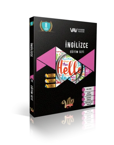 VİP 8.SINIF İNGİLİZCE  EĞİTİM SETİ - (GOLD)