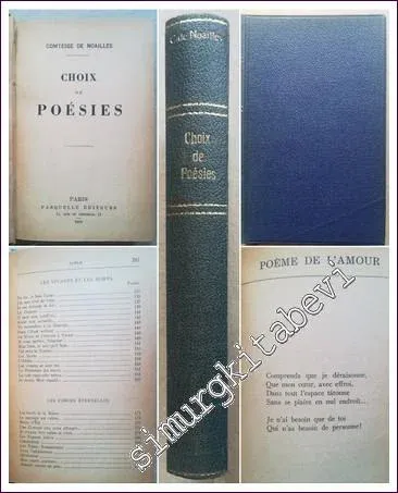 Choix de Poésies -        1939