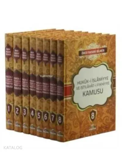 Hukuk-i İslamiyye ve Istılahat - i Fıkhiye Kamusu (8 Cilt) | benlikita