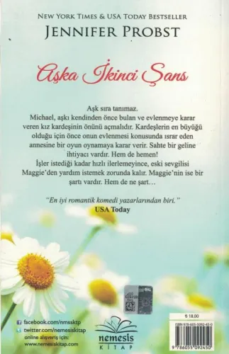 Aşka İkinci Şans Jennifer Probst Nemesis Kitap %44 indirimli