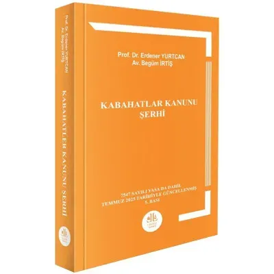 Kabahatler Kanunu Şerhi