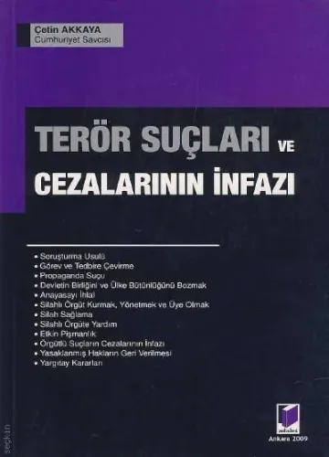 Terör Suçları ve Cezaların İnfazı