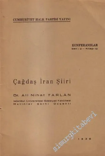 Çağdaş İran Şiiri -        1938