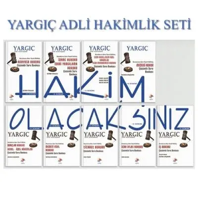 Adli Hakimlik Çözümlü Soru Bankası Seti