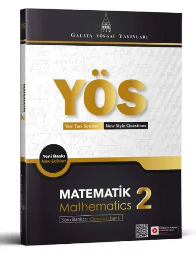 Galata YÖS SAT Yayınları Matematik 2 Soru Bankası