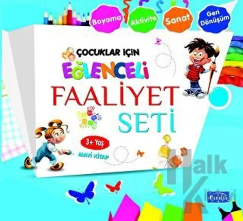 Eğlenceli Faaliyet Seti Mavi Kitap – 3 Yaş Üzeri - Halkkitabevi