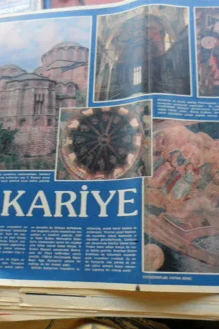 Hayat Dergisi Posteri ( Mozaik Ve Fresk Cenneti Kariye)