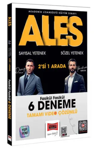 Yargı Yayınları 2026 ALES Sayısal Yetenek - Sözel Yetenek Fasikül Fasikül Tamamı Video Çözümlü 6 Deneme