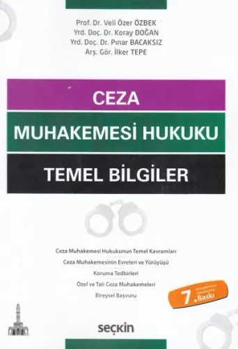Ceza Muhakemesi Hukuku Temel Bilgiler