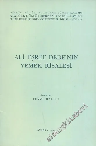 Ali Eşref Dede'nin Yemek Risalesi -        1992