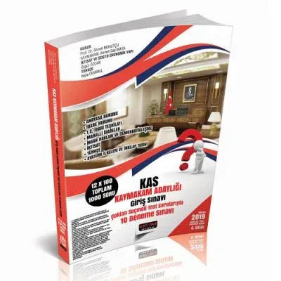 KAS Kaymakam Adaylığı Giriş Sınavı Çoktan Seçmeli Test Sorularıyla 10 Deneme Sınavı