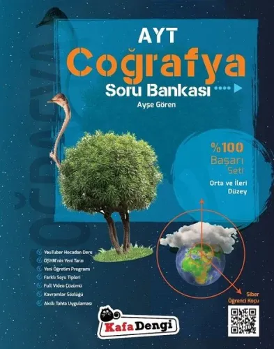Kafa Dengi Yayınları AYT Coğrafya Orta ve İleri Düzey Soru Bankası